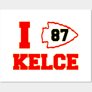 I Love Travis Kelce 87 Posters and Art